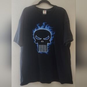 Fruit of the Loom Black and Blue Graphic T-Shirt